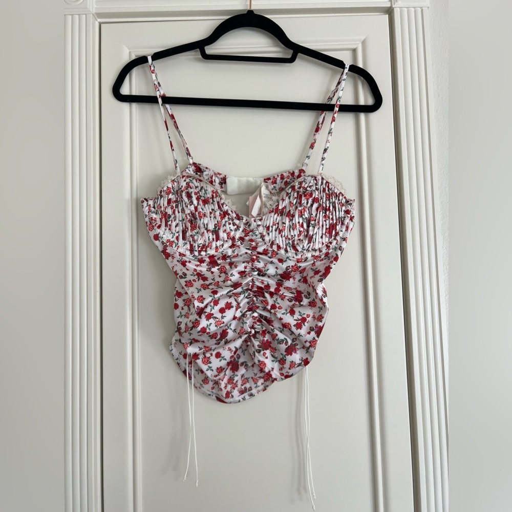 NWT For Love and Lemons Floral Print Top